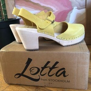 Lotta from Stockholm Yellow Clog